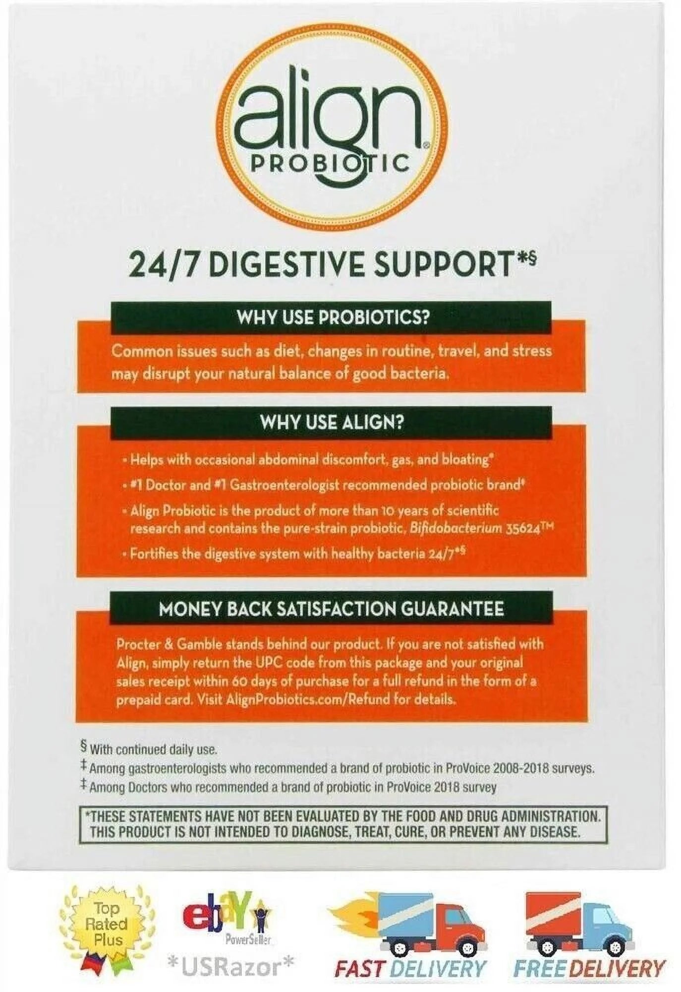 84  Probiotic Supplement Capsules Week Supply Wellness Begins within 3/24