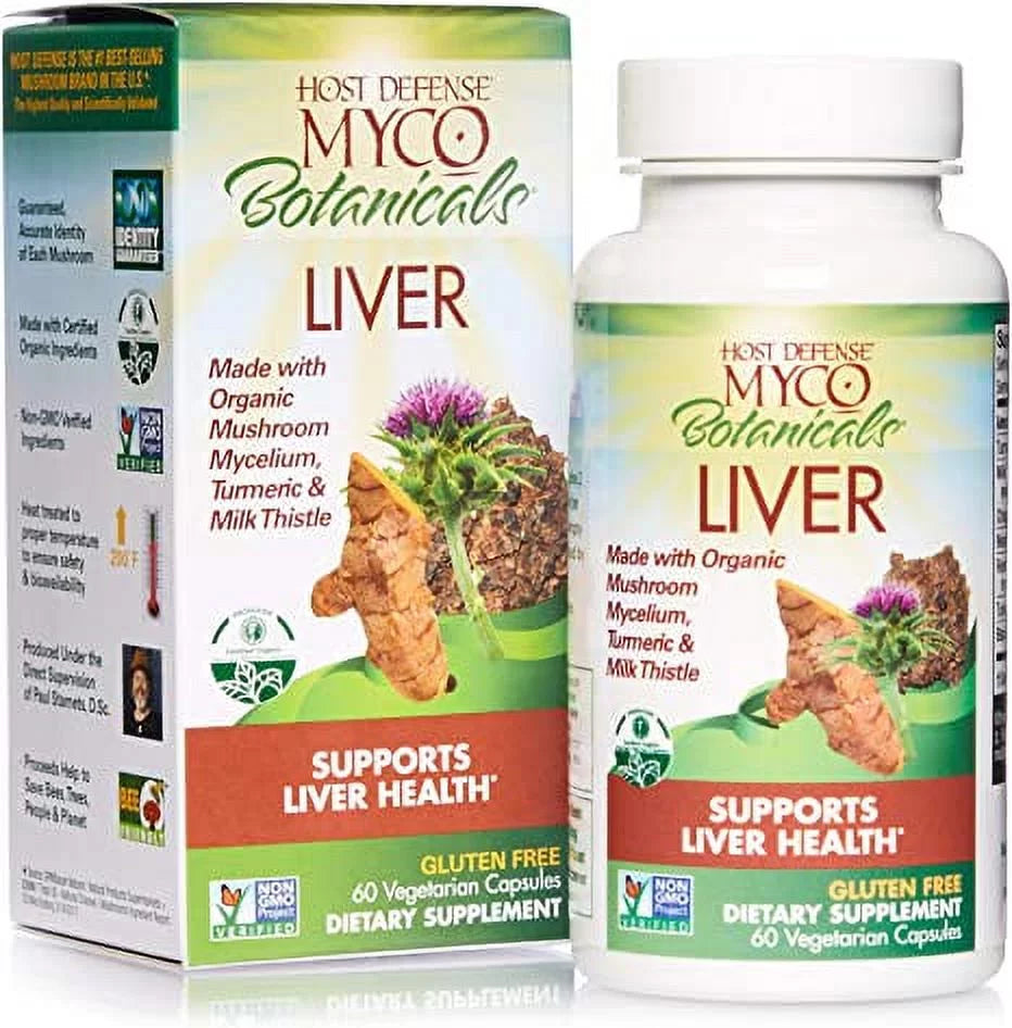 Mycobotanicals Liver* Capsules - 60 Capsules (30 Servings)