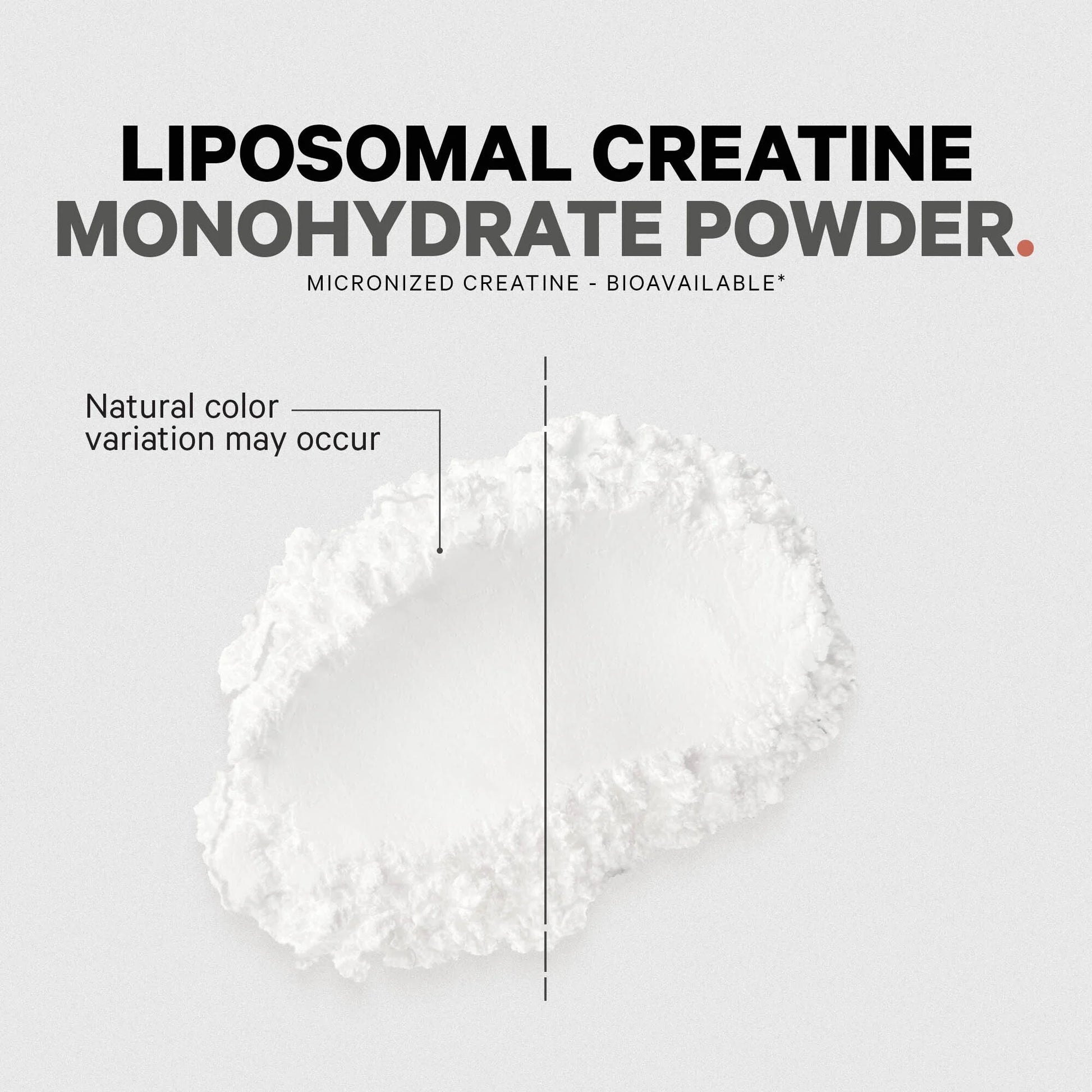 Liposomal Creatine Monohydrate Powder Supplement, Unflavored, 1-Month Supply, 30 Servings