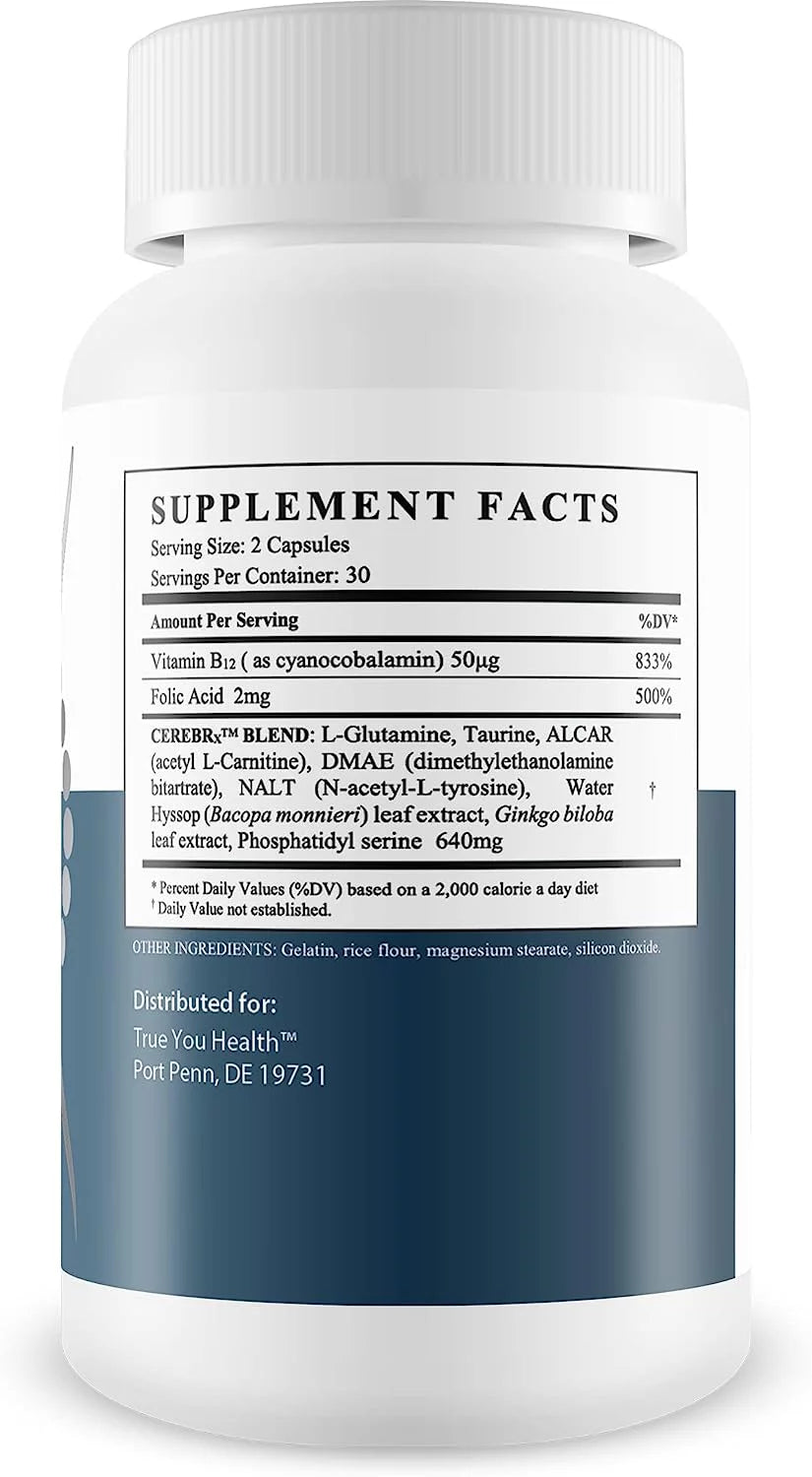 Advanced Memory Formula - by  - Nootropic Brain Supplement - Formulated with Ginkgo Biloba, L-Glutamine, Bocopa Monnieri, Taurine, & More for Memory and Focus - 60 Count