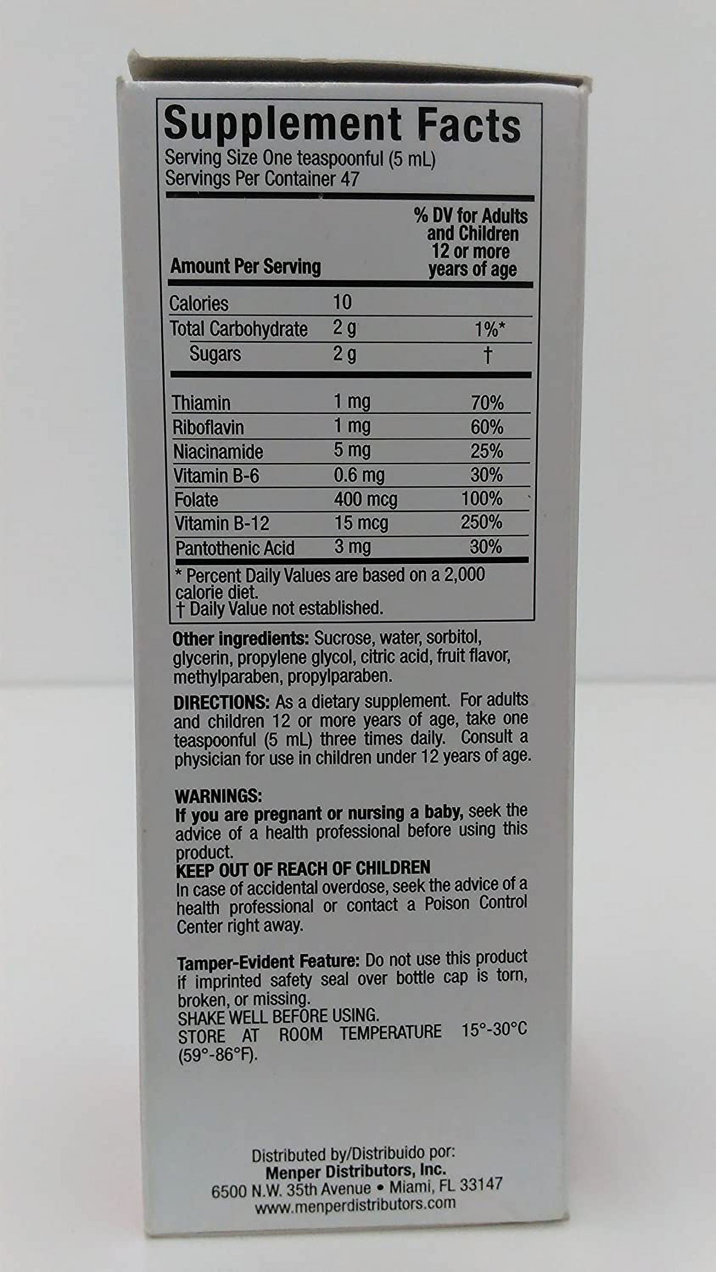 B-Complex Dietary Supplement 8 Oz