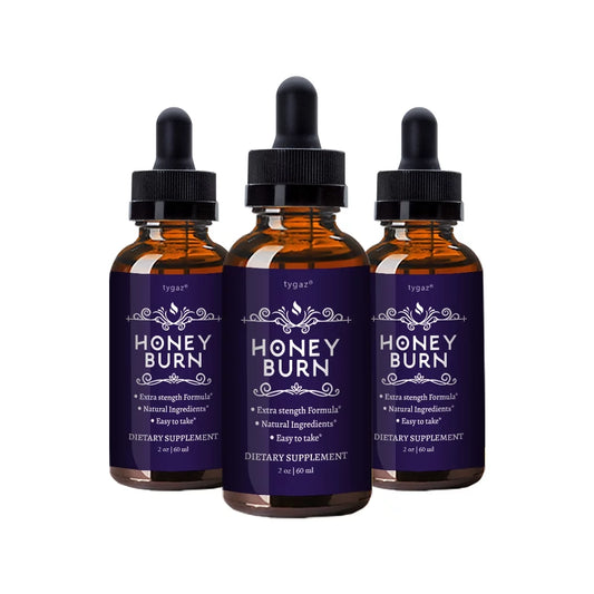 (3 Pack) Honey Burn - Honey Burn Liquid Supplement Drops