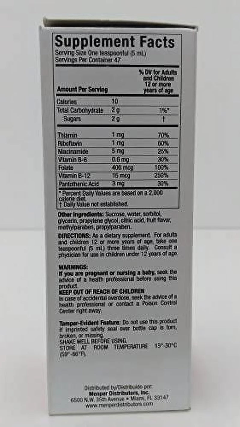 B-Complex Dietary Supplement 8 Oz