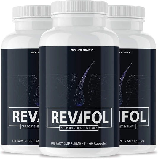 3 Pack Revifol Hair Growth Supplement 180 Capsules