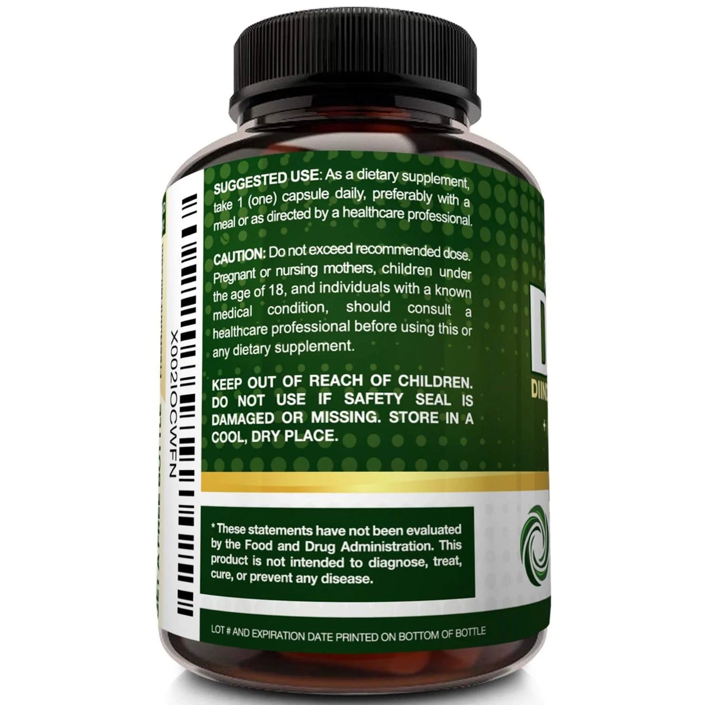 DIM Supplement Hormonal Balance Supplements for Women and Men 120 Vegetable Capsules