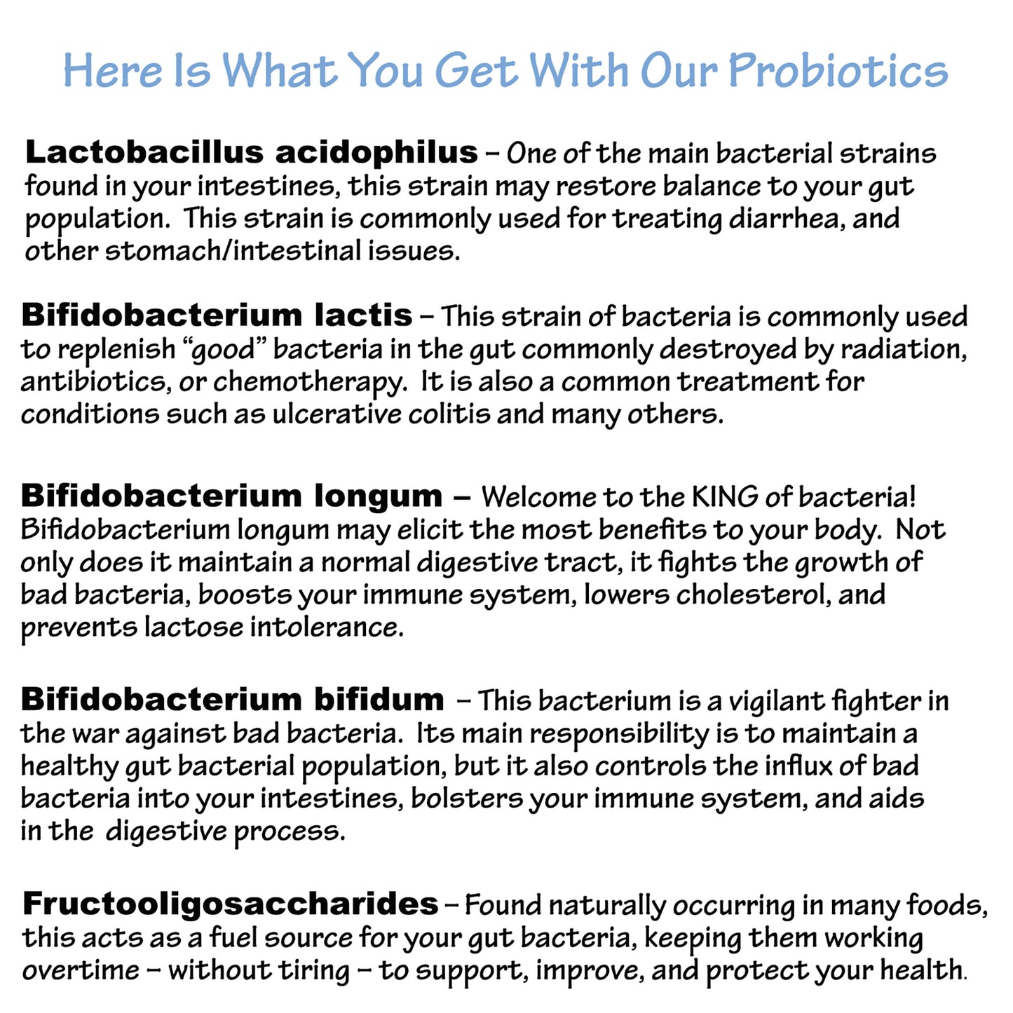 Probiotics Supplement