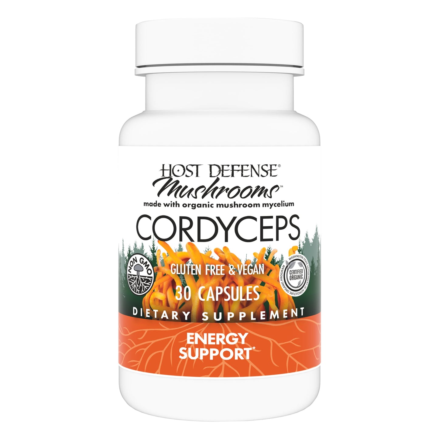 Cordyceps Capsules - 30 Capsules (15 Servings)