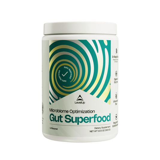 Gut Superfood, Fiber Supplement for Leaky Gut, Digestive Problems, Stomach Discomfort, Prebiotic Probiotic Postbiotic XOS Supplement, Gluten-Free, No Additives, Total Gut Health (Unflavored)